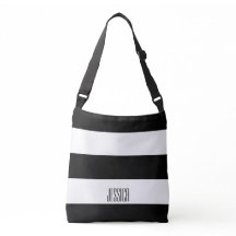 Modern svartvit randpersonligtext