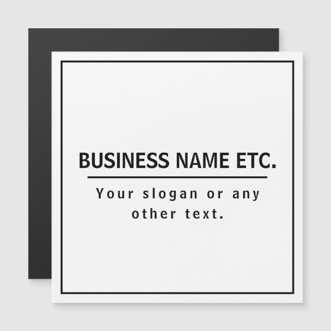 Modern svartvitt (Fram/baksida)