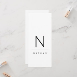 Modern svartvitt Bröllop-gästkort Inbjudningar