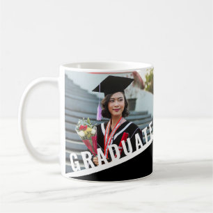 Modern svartvitt i Student Kaffemugg