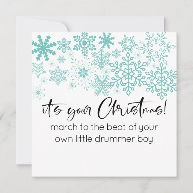 Modern SVG Snöflingor Det är din jul (Framsida)