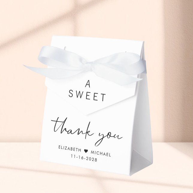 Modern Sweet Thank You Bröllop Presentaskar (Skapare uppladdad)