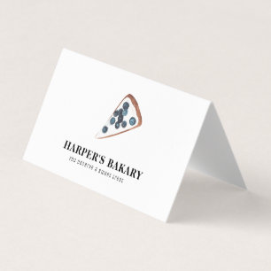 Modern Sweets Bakery Professionell Business Visitkort