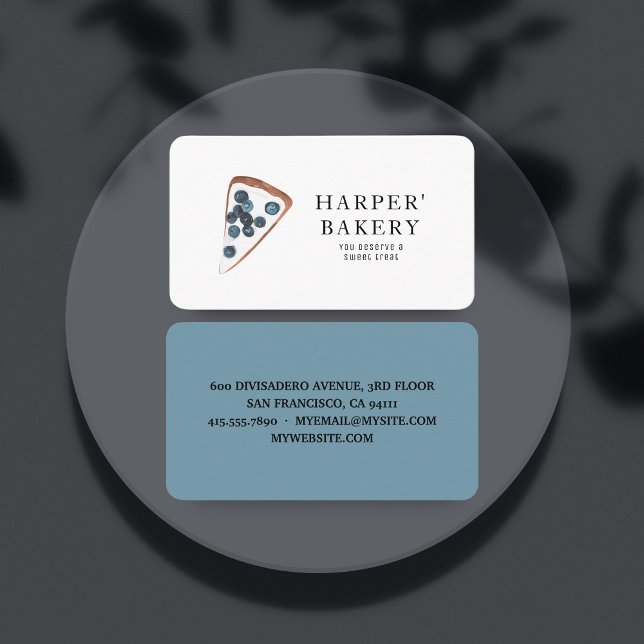 Modern Sweets Bakery Professionell Business Visitkort (Skapare uppladdad)