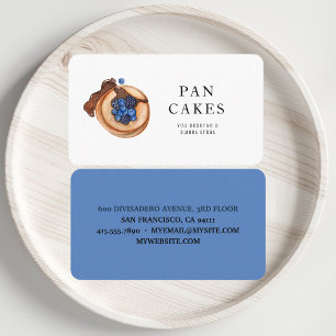 Modern Sweets Pancake Bakery Professionell Busines Visitkort