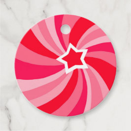 Modern Swirl HAPPY HOLIDAYS CUSTOM TO FROM Gift Gåvor Etiketter