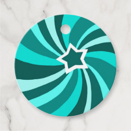 Modern Swirl HAPPY HOLIDAYS CUSTOM TO FROM Gift Gåvor Etiketter