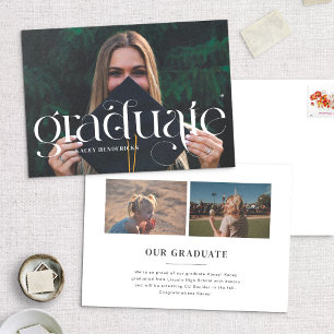 Modern Swirl Serif Photo Studenten-meddelande Meddelande