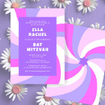 Modern Swirl Star av David Anpassningsbar Pub Bat<br><div class="desc">Perfekt-kort för att tillkännage ett bat mitzvah, pub mitzvah eller annat judiskt firande! Hand skapade konst åt dig. FULLT ANPASSADE! Klicka på "Anpassa" ovan om du vill redigera texten. Klicka på "Redigera med verktyg" om du vill justera typsnitt, färg och placeringar och ta bort baksidans design om du vill (jag...</div>