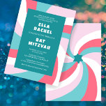 Modern Swirl Star av David Anpassningsbar Pub Bat  Inbjudningar<br><div class="desc">Perfekt-kort för att tillkännage ett bat mitzvah, pub mitzvah eller annat judiskt firande! Hand skapade konst åt dig. FULLT ANPASSADE! Klicka på "Anpassa" ovan om du vill redigera texten. Klicka på "Redigera med verktyg" om du vill justera typsnitt, färg och placeringar och ta bort baksidans design om du vill (jag...</div>
