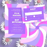 Modern Swirl Star av David Anpassningsbar Pub Bat  OSA Kort<br><div class="desc">Perfekt OSA kort för ett bat mitzvah, pub mitzvah eller annat judiskt firande! Hand skapade konst åt dig. FULLT ANPASSADE! Klicka på "Anpassa" ovan om du vill redigera texten. Klicka på "Redigera med verktyg" om du vill justera typsnitt, färg och placeringar och ta bort baksidans design om du vill. Du...</div>