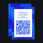 Modern Swirl Star av David QR Code Pub Bat mitzvah Tilläggskort<br><div class="desc">Kammare för perfekt eller OSA kort för bat mitzvah, pub mitzvah eller annat judiskt firande! Hand skapade konst åt dig. FULLT ANPASSADE! Klicka på "Anpassa" ovan om du vill redigera texten och lägga till länken till QR-koden. Klicka på "Redigera med verktyg" om du vill justera typsnitt, färg och placeringar och...</div>