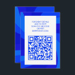 Modern Swirl Star av David QR Code Pub Bat mitzvah Tilläggskort<br><div class="desc">Kammare för perfekt eller OSA kort för bat mitzvah, pub mitzvah eller annat judiskt firande! Hand skapade konst åt dig. FULLT ANPASSADE! Klicka på "Anpassa" ovan om du vill redigera texten och lägga till länken till QR-koden. Klicka på "Redigera med verktyg" om du vill justera typsnitt, färg och placeringar och...</div>