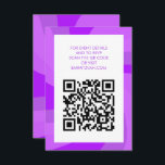 Modern Swirl Star av David QR Code Pub Bat mitzvah Tilläggskort<br><div class="desc">Kammare för perfekt eller OSA kort för bat mitzvah, pub mitzvah eller annat judiskt firande! Hand skapade konst åt dig. FULLT ANPASSADE! Klicka på "Anpassa" ovan om du vill redigera texten och lägga till länken till QR-koden. Klicka på "Redigera med verktyg" om du vill justera typsnitt, färg och placeringar och...</div>