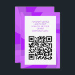 Modern Swirl Star av David QR Code Pub Bat mitzvah Tilläggskort<br><div class="desc">Kammare för perfekt eller OSA kort för bat mitzvah, pub mitzvah eller annat judiskt firande! Hand skapade konst åt dig. FULLT ANPASSADE! Klicka på "Anpassa" ovan om du vill redigera texten och lägga till länken till QR-koden. Klicka på "Redigera med verktyg" om du vill justera typsnitt, färg och placeringar och...</div>