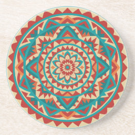 Modern sydvästlig mandala underlägg
