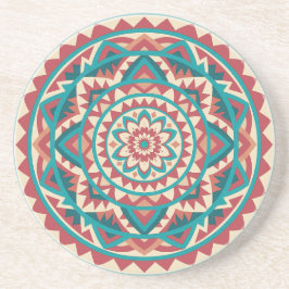 Modern sydvästlig mandala underlägg