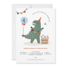 Modern T-Rex-Födelsedagsfest