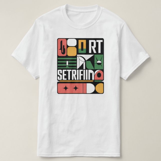 modern  t shirt (Design framsida)