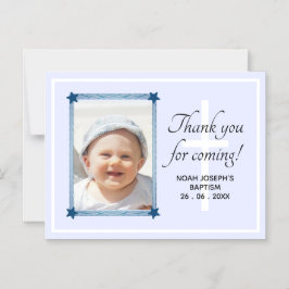 Modern TACK ATT KOMMA! Baptism Gift Magnet
