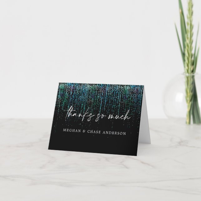 Modern Tack Edgy Teal Glitter (Framsida)