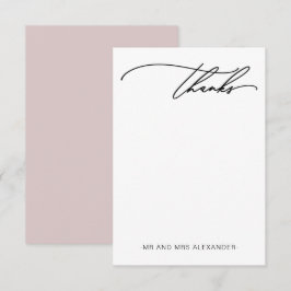 Modern Tack Elegant Neutral Rosaton Kort
