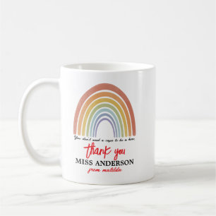 Modern Tack för regnbåge i vattenfärg Kaffemugg