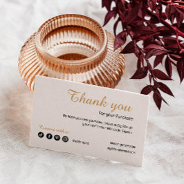 Modern Tack för  Rosa för ditt köp Visitkort