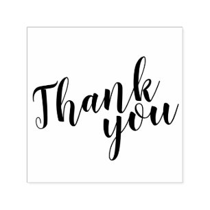 Modern Tack för skräppostbröllop Självfärgande Stämpel