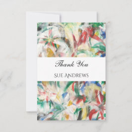 Modern Tack för vattenfärg, Abstrakt Kort