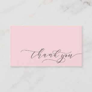 Modern Tack Script Small Branding ROSA Visitkort