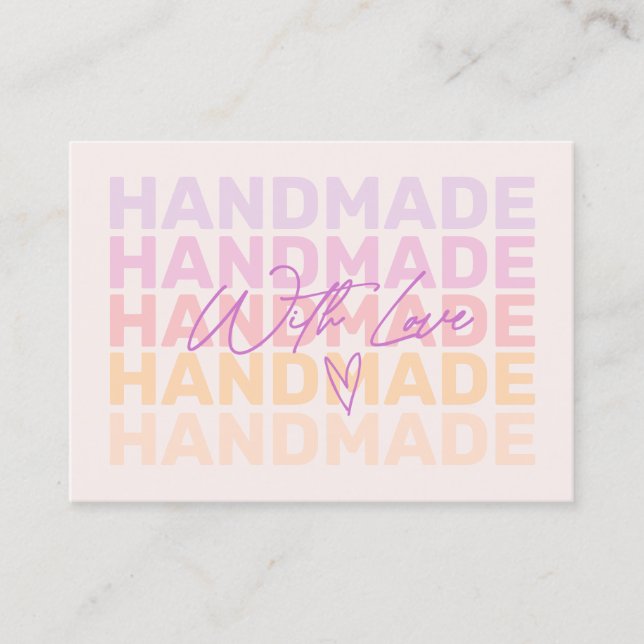 Modern Tack Small Affärskort Visitkort (Framsida)