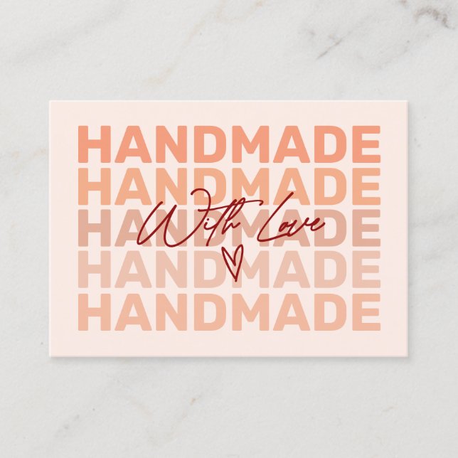 Modern Tack Small Affärskort Visitkort (Framsida)