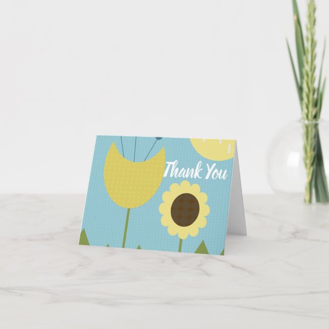 Modern Tack Sunshine Party Cards (Framsida)