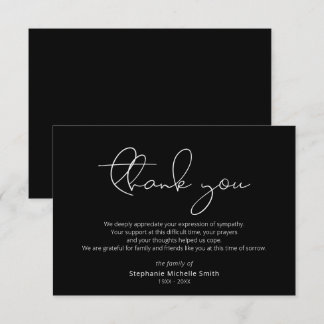 Modern Tack Sympati för skript Kort