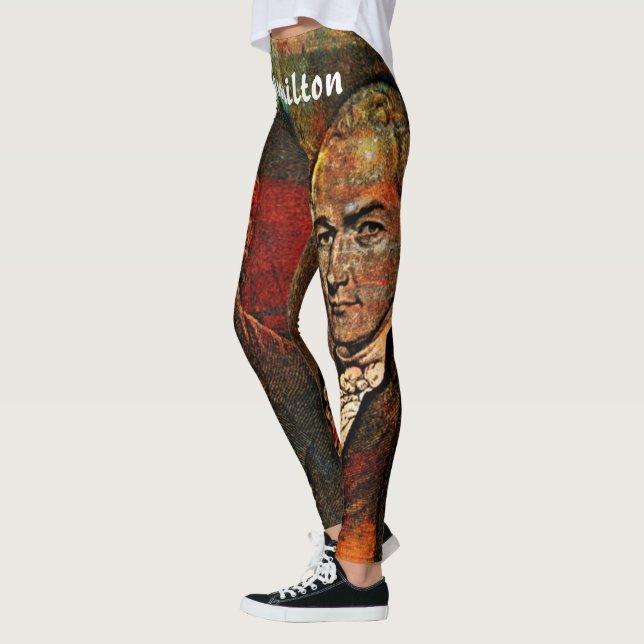 Modern Take på unga Alexander Hamilton Leggings (Vänster)