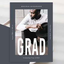 Modern talltyp 1-foto, blå Studenten