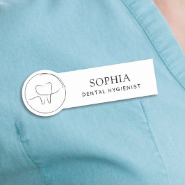 Modern Tandhygienist Namnbricka