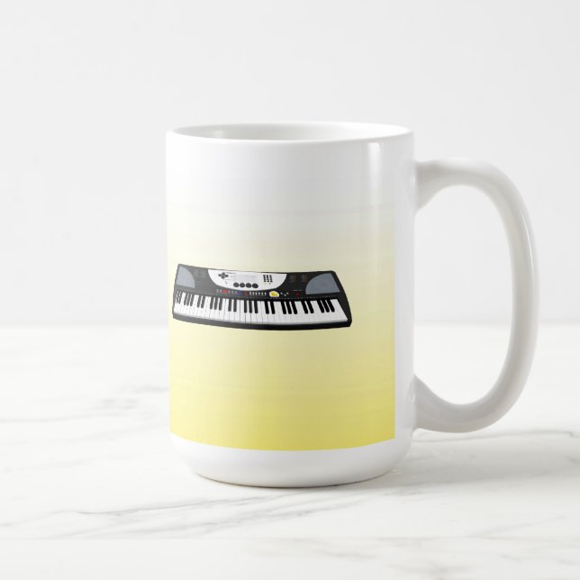 Modern Tangentbords Synth: 3D-Modell: Kaffe Mugg (Höger)