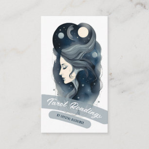 Modern Tarot Card-läsning Visitkort