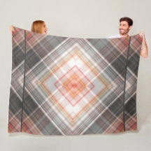 Modern Tartan Brawn Orange Tan Play