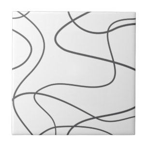 Modern, tätort, abstrakt mönster. Curvy, vågigt Kakelplatta