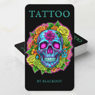 Modern Tattoo Artist Tattoo Shop Tattooister Desig Visitkort