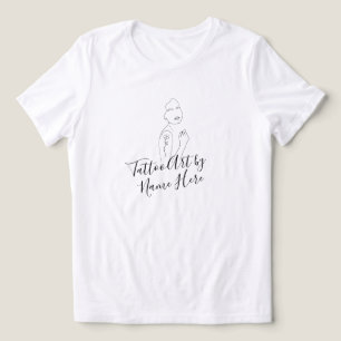 Modern Tattoo KONST skript Signatur T Shirt