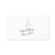 Modern Tattoo script typography Logo