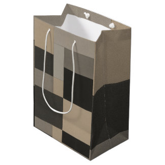 Modern Taupe & Charcoal Geometrisk