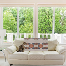 Modern Taupe Denim och Rust Fleecefilt