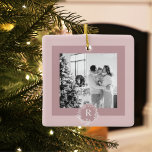 Modern Taupe | Familjefoto | Inledande Julgransprydnad Keramik<br><div class="desc">Modern Taupe | Familjefoto | Inledande</div>