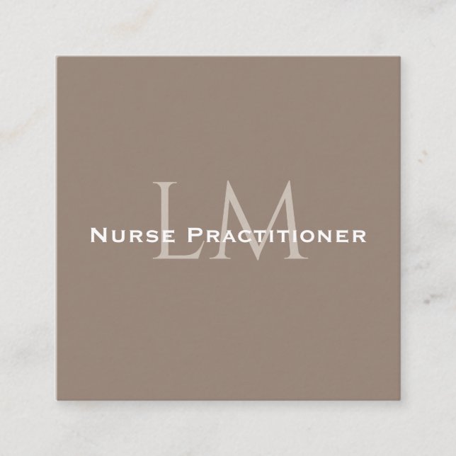 Modern Taupe Square Business Branding (Framsida)