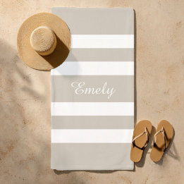 Modern Taupe Stripe Namn